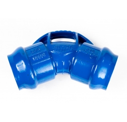 Curva 45° DN 50 com Bolsas para tubo PVC/PBA PAM