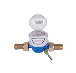     Hidrômetro Unijato Q3 2,5m³/h 3/4 R125 PN10. Rel. Mag/45º C/ Conexões Metal - AKVOMETER 