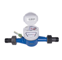 HIDROMETRO MULTIJATO Q3 2,5M³H 3/4 R80 T50C PN10 REL. 45º C/C PP  - AKVOMETER