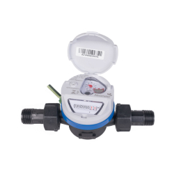 Hidrômetro Unijato Q3 2,5m³/h COMPOSITE 3/4 R125 T50C PN10. Rel.45º - C/C PP S/ INSERTO - AKVOMETER
