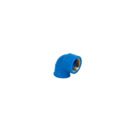 Joelho Azul 90° Soldável Bucha Latão