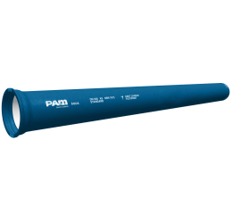Tubo com bolsas JE2GS em ferro fundido DN 80 a 2000 PAM