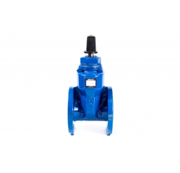 Válvula de gaveta DN 200 com flanges cunha de borracha corpo curto PN 16 Euro 23 PAM